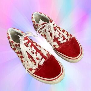 Red and White Checkered Vans